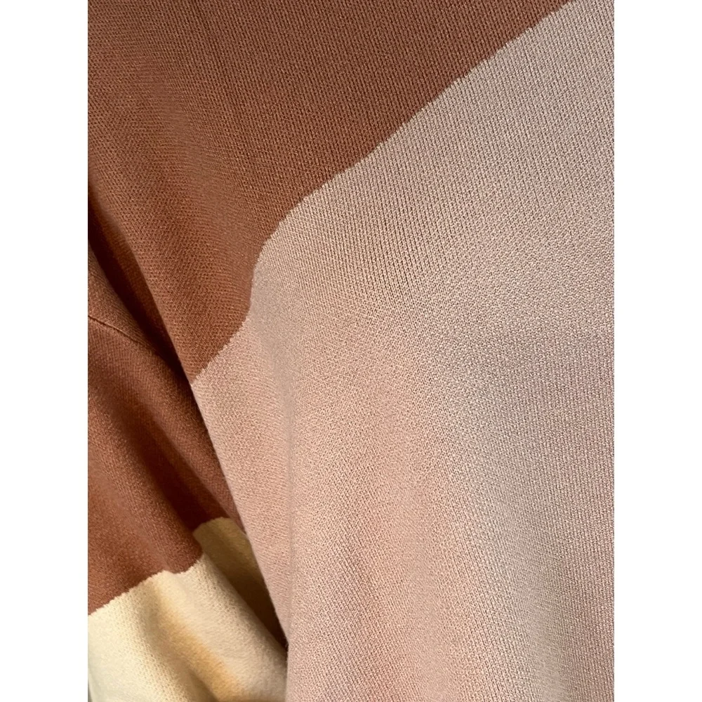 POLAGRAM Color block oversized top S M L - Picture 3 of 4